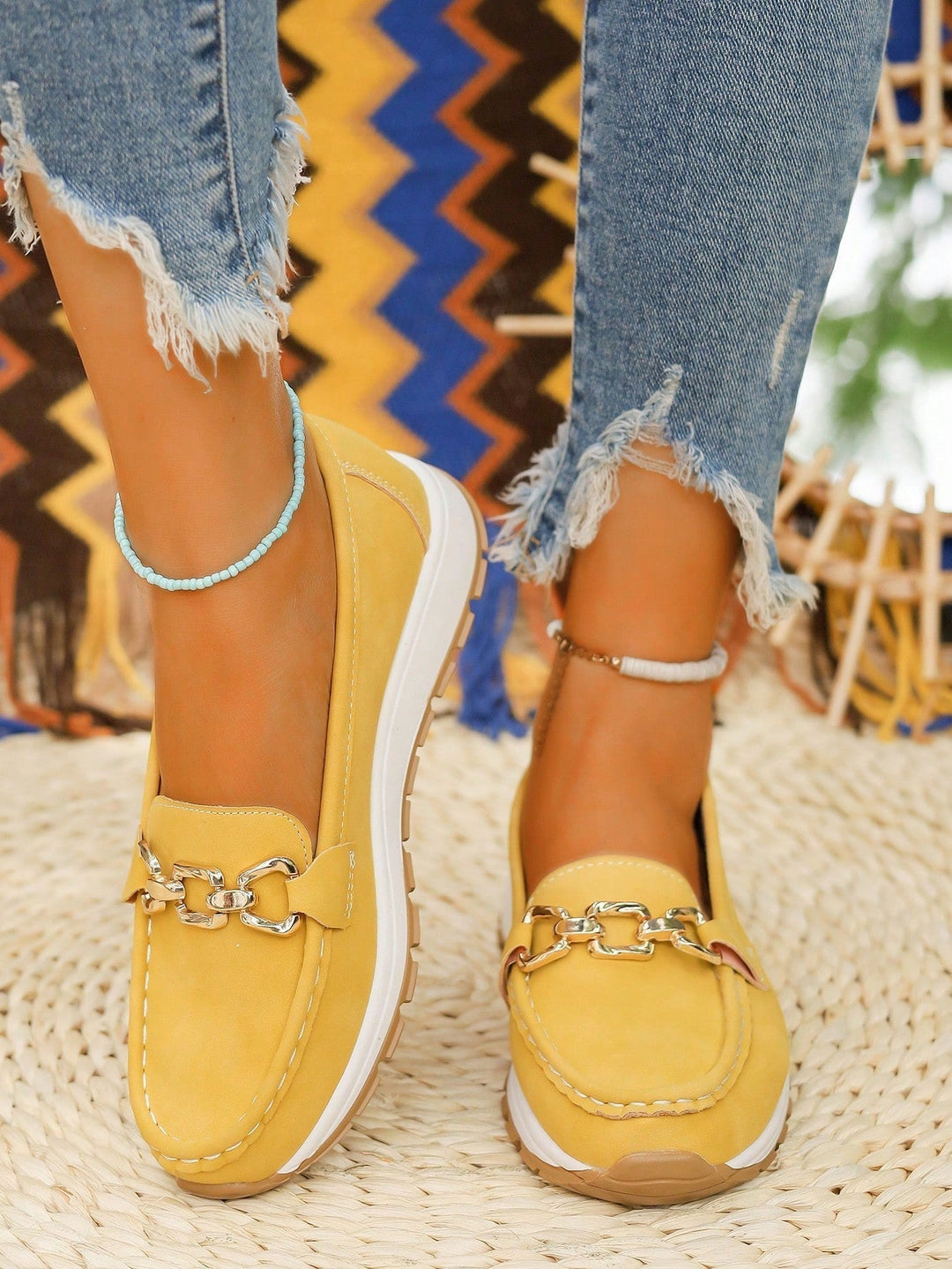 Yasim | Flat Buckle Loafers