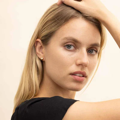 Soravelle | Round Earrings 18K Gold