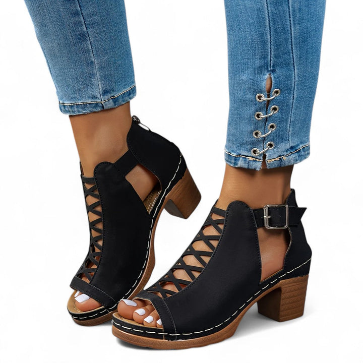 Nessa™ Lattice-Heel Sandals