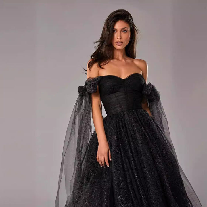 Elegant A-Line Cocktail Dress with Sheer Overlay