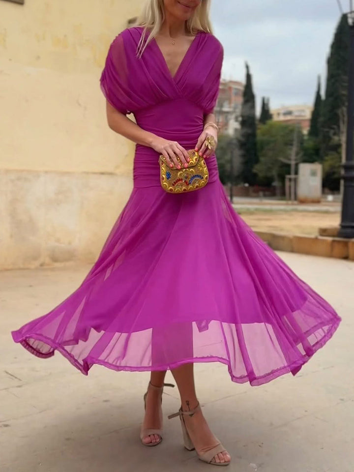 JENNIE – THE ELEGANT OFF-THE-SHOULDER MIDI DRESS
