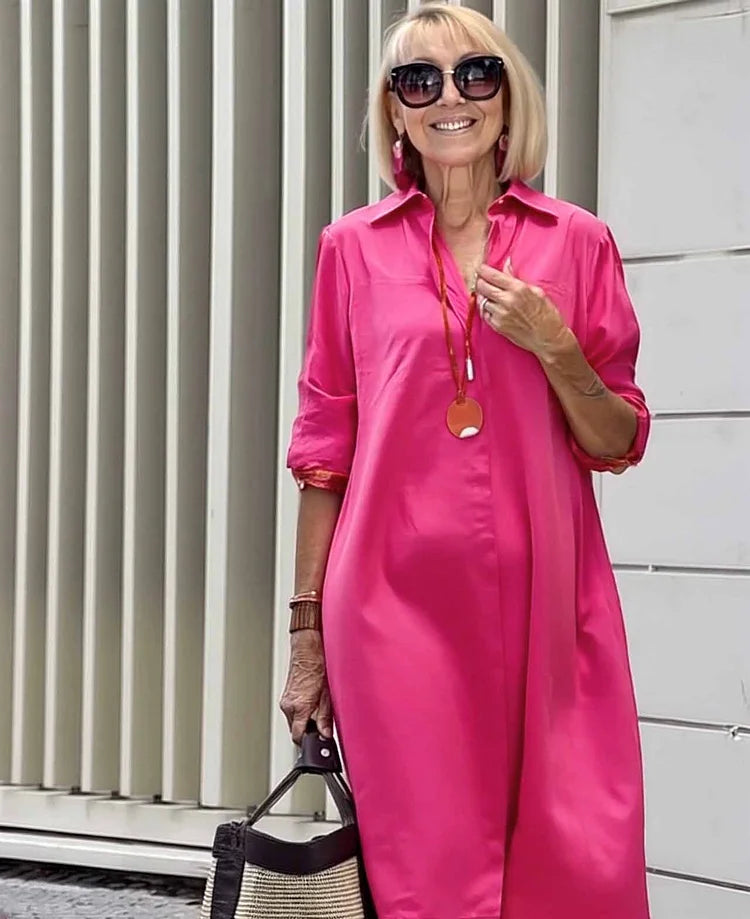 AMY – MODERN CHIC SHIRT DRESS