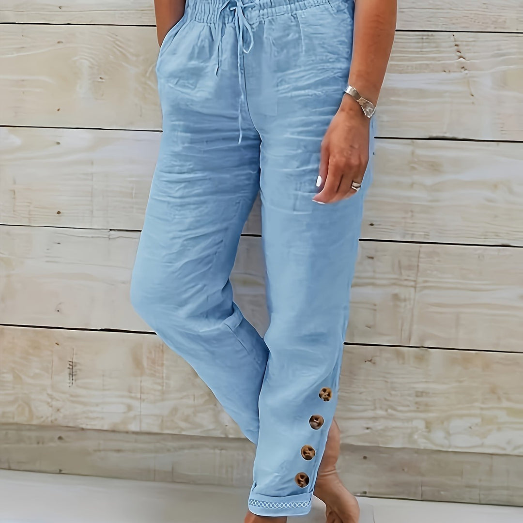 Linnea™ – Slim Straight Pants