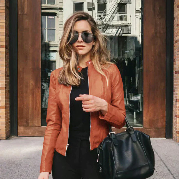 Sophia - Italian Leather Jacket