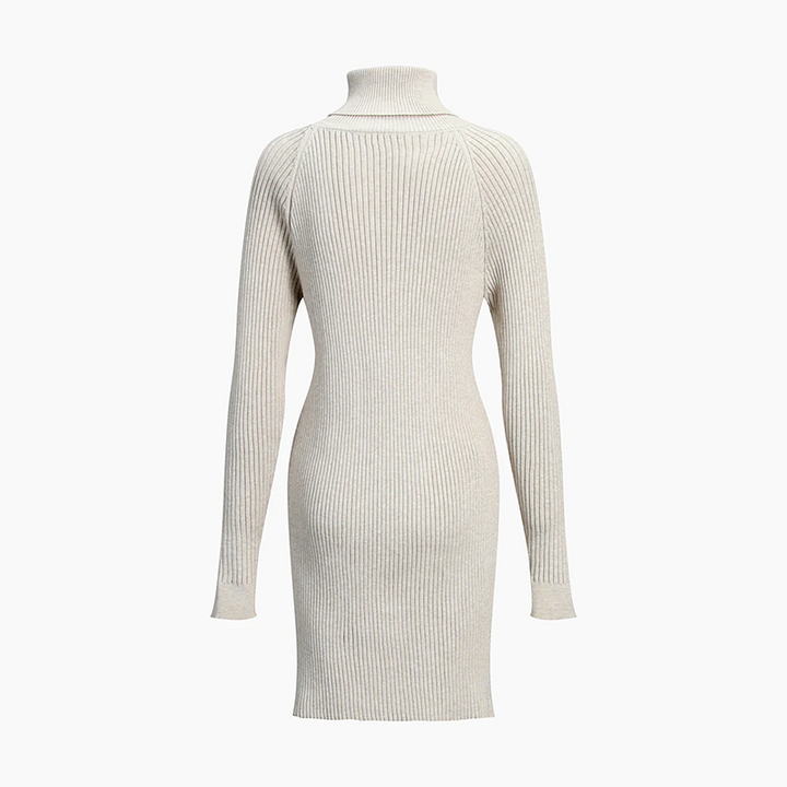 Women's Ribbed Knit Bodycon Sweater Dress